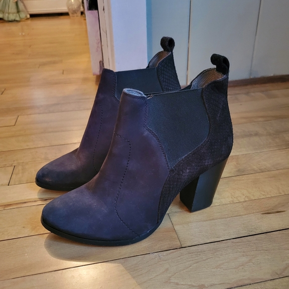 Anthropologie Seychelle Black Boots Booties - Picture 3 of 16